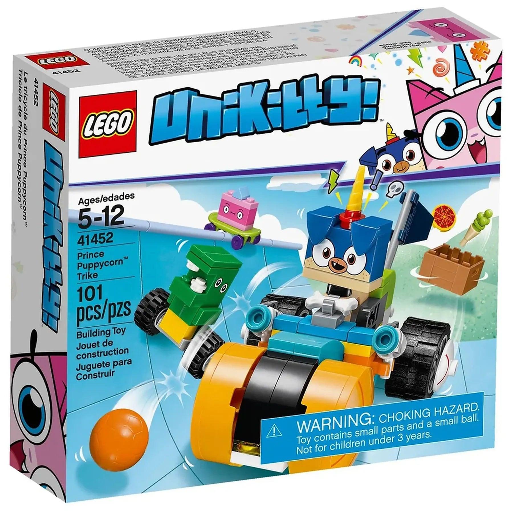 Eco - Conscious Solid Wood Building Blocks with a Nature - Inspired Pattern SetLEGO UNIKITTY! 41452 Prince Puppycorn™ Trike