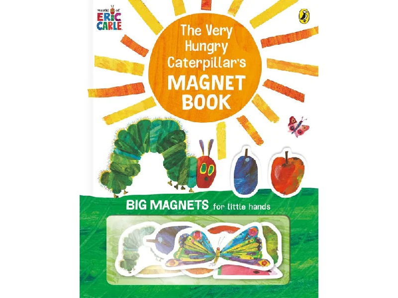 Magnetic Construction Toys for 5 - 7 - Year - Olds with Interlocking PanelsVERY HUNGRY CATERPILLA MAGNET BOOK