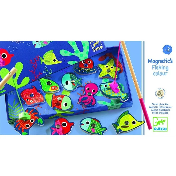 Magnetic Board Games for Family Game Nights with Strategy - Based PlayDjeco Fishing colour