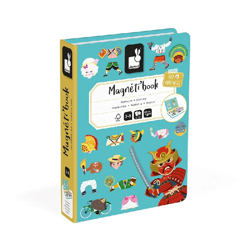 Magnetic Dress - Up Doll Toys for Girls with Removable Magnetic ClothingJanod Magneti'Book History