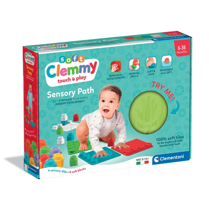 Natural Wood Building Blocks with a Space - Exploration Play Set ThemeClementoni Soft Clemmy Sensory Path Toy