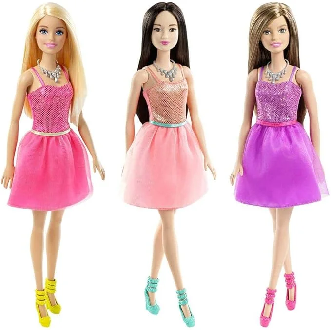 Eco - Conscious Solid Wood Building Blocks with a Nature - Inspired Pattern SetBarbie T7580 Glitz Dolls Assorted Styles