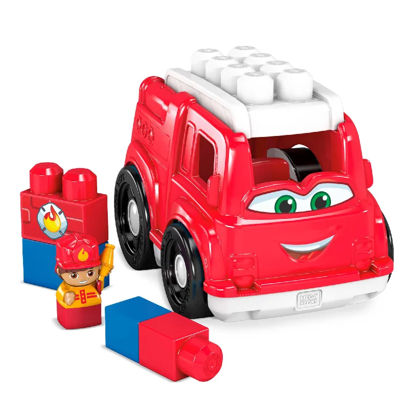 Solid Wood Building Blocks with Glow - in - the - Dark Elements for Nighttime FunMEGA BLOKS Freddy Fire Truck Building Set With 4 Big Building Blocks