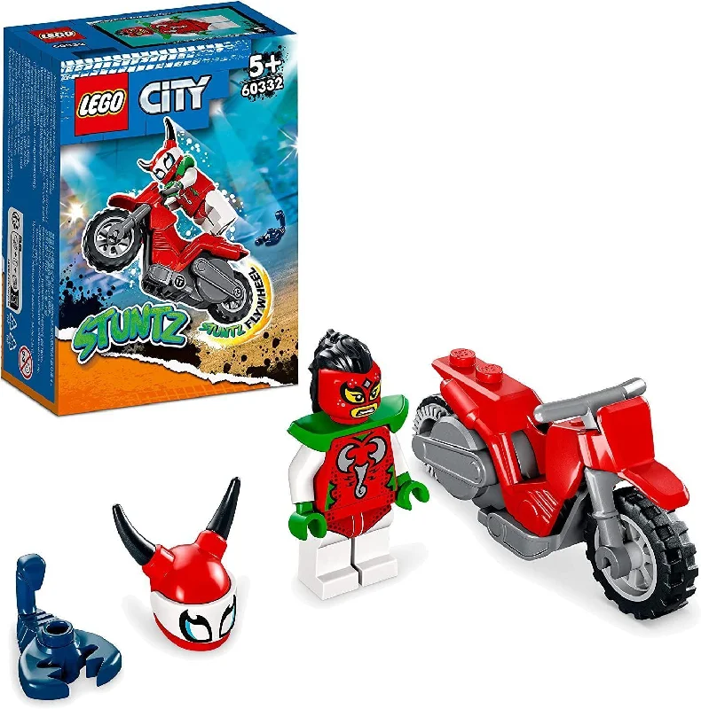 Sustainable Solid Wood Building Blocks with a Musical Instrument DesignLEGO CITY 60332 Stuntz Reckless Scorpion Stunt Bike