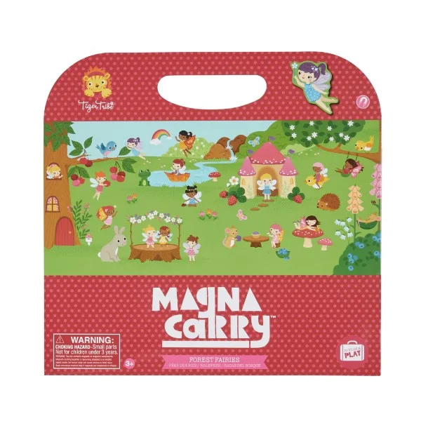 Magnetic Board Games for Family Game Nights with Strategy - Based PlayTiger Tribe TT6-1210 Magna Carry Forest Fairy