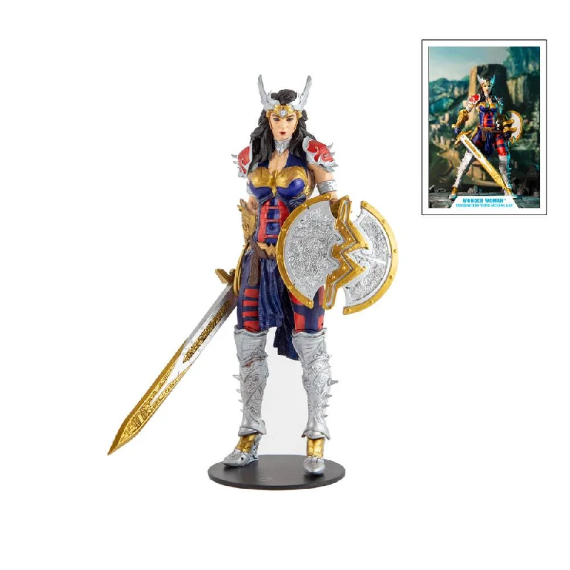 Barbie Fashionista Action Figure with Trendy Streetwear and AccessoriesDC Multiverse Action Figure Wonder Woman Designed by Todd McFarlane 18 cm