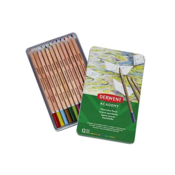 Sustainable Wooden Sculpture Carving Tools for Creating Artistic FiguresDerwent "Academy" Watercolour Pencil Set - Choose Your Size