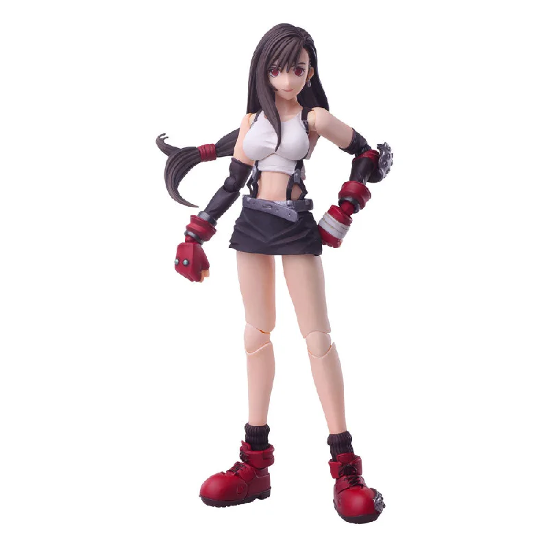 Stranger Things Eleven Action Figure with Psychic - Energy Effect and Demogorgon TargetFinal Fantasy VII Bring Arts Action Figure Tifa Lockhart 14 cm