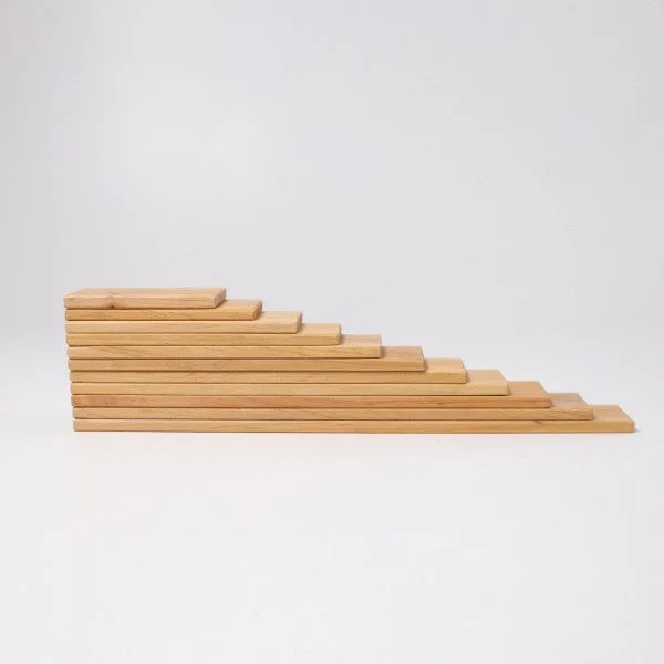 Sustainable Wood Marble Run Set with Multiple Tracks and Marble StorageGrimm's natural building boards