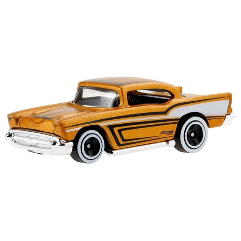 1:18 Scale Die - Cast Model of a 1969 Chevrolet Camaro SS with Opening Doors and HoodHot Wheels Basics '57 Chevy