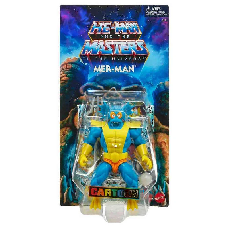 Marvel Avengers Iron Man Action Figure with Light - up Repulsors and Sound EffectsHYD16 MASTERS OF THE UNIVERSE CARTOON COLLECTION FIGURE - MER MAN