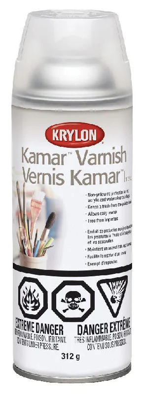 Sustainable Wooden Palette with Deep Wells for Mixing Acrylic PaintsKrylon - Kamar Varnish