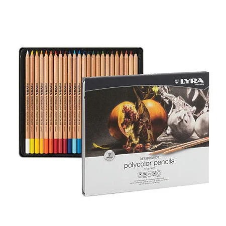 Natural Finish Wooden Picture Frames for Displaying Hand - Painted ArtworksLyra Rembrandt Polycolor Colour Pencil Sets (Choose Your Size)