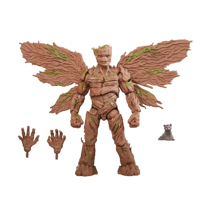 Minecraft Steve Action Figure with Crafting Table and PickaxeMarvel Legends 6 Inch Action Figure | Guardians of the Galaxy Vol. 3 Groot