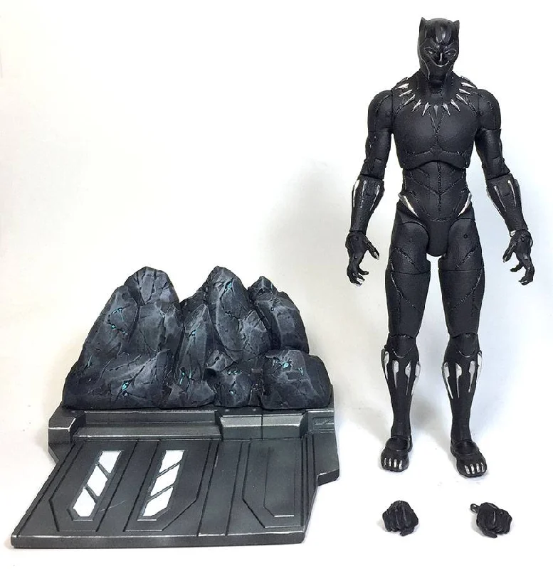 Anime Naruto Uzumaki Action Figure in Sage Mode with Multiple Hand SealsMarvel Select- Black Panther movie figure