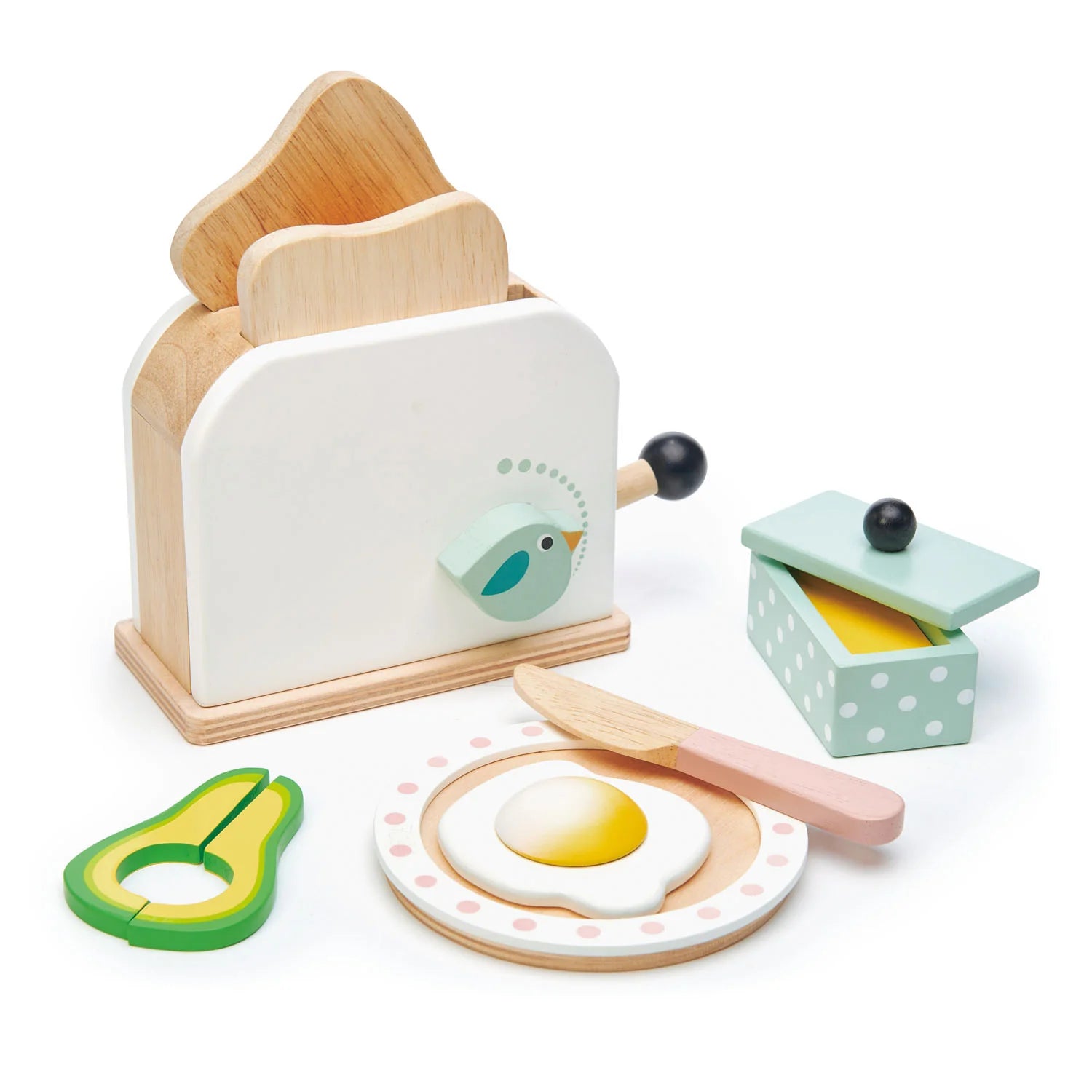 Handmade Wooden ABC Puzzle with Raised Letters for Tactile Learning ExperienceMini Chef Breakfast Toaster