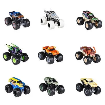 Jurassic World Tyrannosaurus Rex Action Figure with Moving Jaws and Realistic TextureMonster Jam 1:64 Scale Monster Truck Diecast 9pk