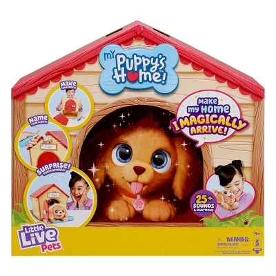 Hello Kitty Action Figure with Bow - Adorned Outfit and Miniature Sanrio ItemsOpen Box - Little Live Pets My Puppy's Home