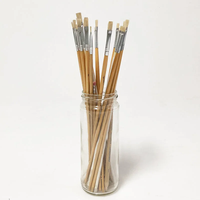 Solid Wood Pencil Boxes with Dividers for Organizing Art SuppliesPaint Brushes Kerri