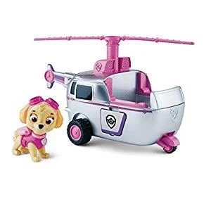 Barbie Fashionista Action Figure with Trendy Streetwear and AccessoriesPaw Patrol Skye's Helicopter