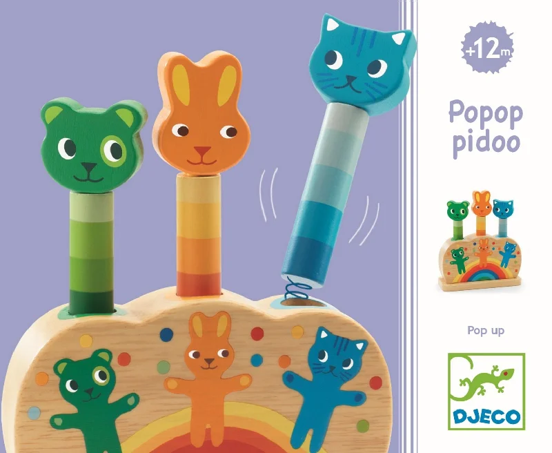 Solid Wood Construction Toy Set with Nuts, Bolts, and Tools for DIY ProjectsPipop Pidoo Popi