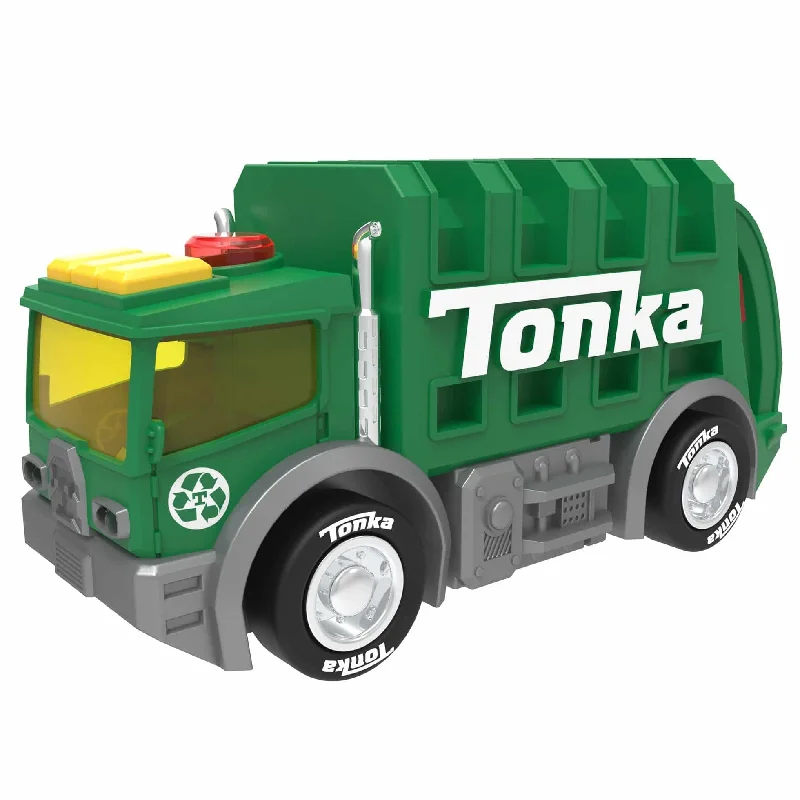 Battery - Powered Miniature Train for Indoor Home Layouts with Sound EffectsSchylling Tonka Mighty Force Garbage Truck