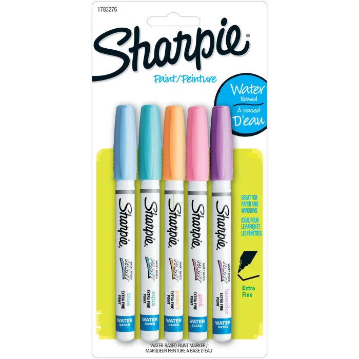 Natural Finish Wooden Picture Frames for Displaying Hand - Painted ArtworksSharpie Water-based Paint Marker Extra-Fine Tip Pen - Set of 5 Pastel Colours