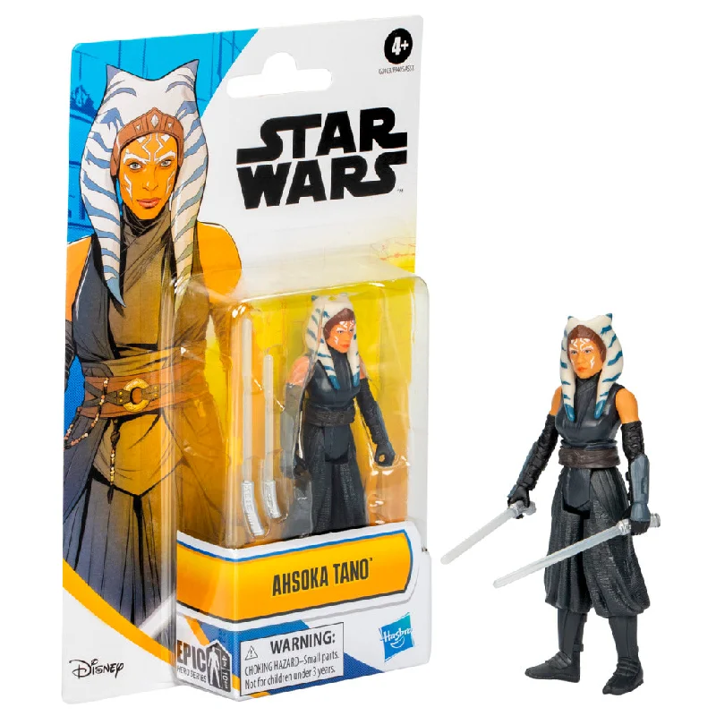 Star Wars Darth Vader Action Figure with Poseable Lightsaber and Force - Choke AccessoryStar Wars Epic Hero Series - Ahsoka Tano