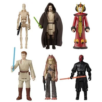 Anime Naruto Uzumaki Action Figure in Sage Mode with Multiple Hand SealsStar Wars: The Phantom Menace Retro Action Figure Set - 6pk