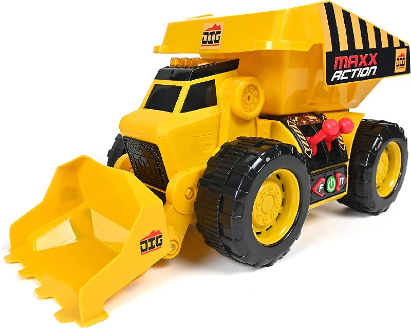 RC Monster Truck with Large - Scale Tires and a High - Torque Motor for Extreme ManeuversSunny Days Maxx Action Dig Rig