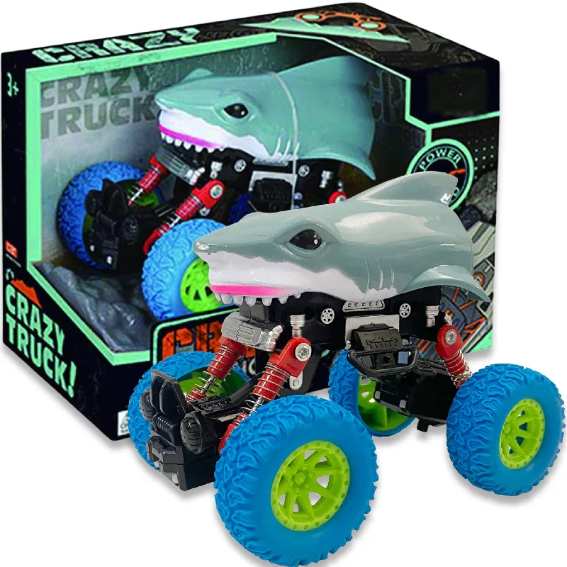 Remote - Controlled Boat with a High - Performance Motor for Water RacingCrazy Truck! Shark