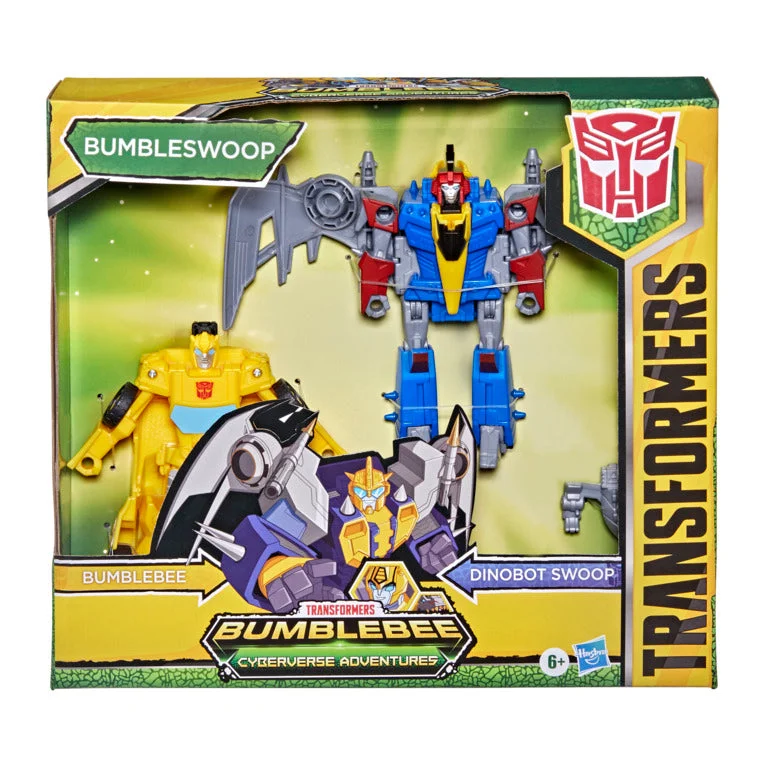 Minecraft Steve Action Figure with Crafting Table and PickaxeTRANSFORMERS CYBERVERSE ADVENTURES DINO COMBINERS BUMBLESWOOP