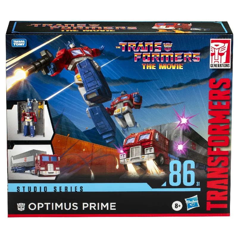 Barbie Fashionista Action Figure with Trendy Streetwear and AccessoriesTransformers Studio Series Commander Class The Transformers: The Movie 86-31 Optimus Prime