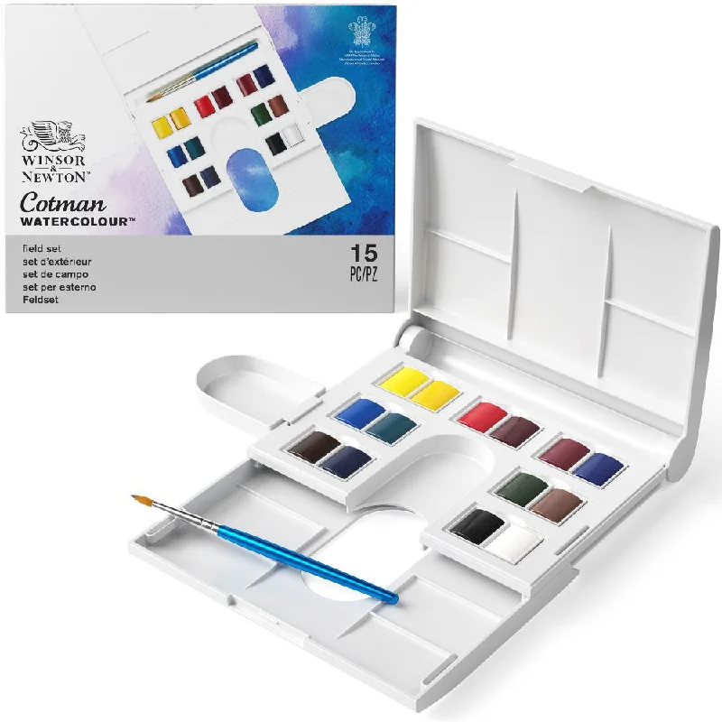 Hand - Sanded Wooden Dowels for Building Structures in 3D HandicraftsWinsor & Newton Cotman Watercolour Paint - Field Set