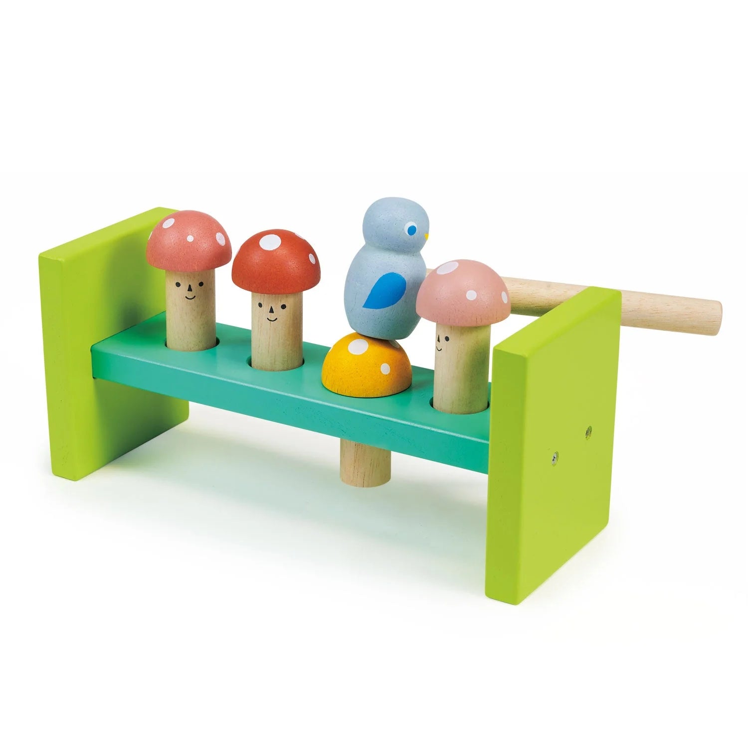 Wooden Musical Instrument Set including a Xylophone and Maracas for Little MusiciansWoodland Hammer Toy | Mentari Toys