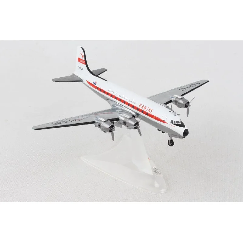 Solid Wood Puzzle Models Toys with a 3D Cityscape Design1/200 QANTAS Douglas DC4 Norfolk Trader VHEDB