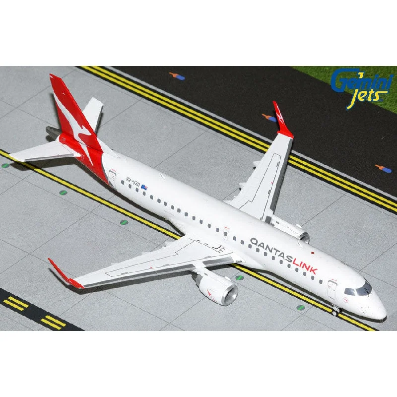 DIY Solid Wood Airplane Models Toys for Aviation Hobbyists1/200 QantasLink Embraer 190AR VHUZD