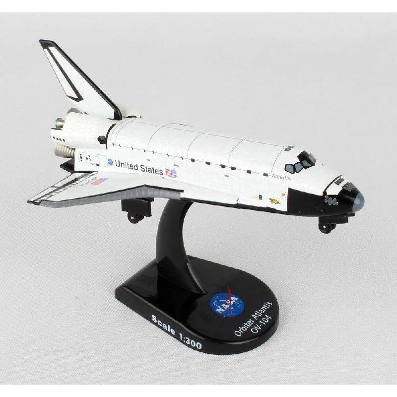 Solid Wood Dollhouse Models Toys with Detailed Interiors for Young Girls1/300 Space Shuttle Atlantis OV104