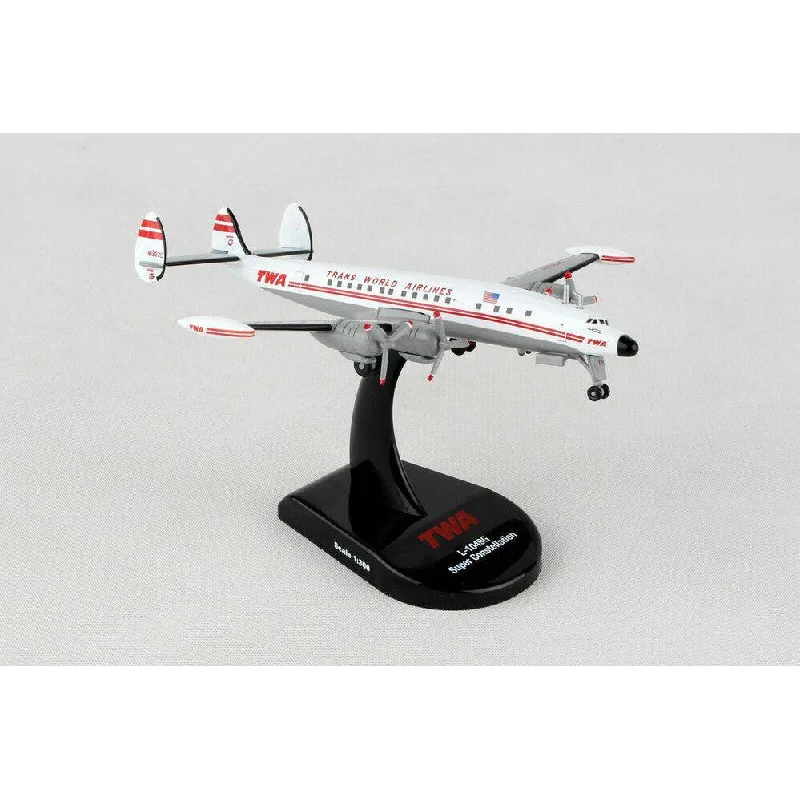 Eco - Friendly Solid Wood Robot Models Toys for STEM - Inspired Kids1/300 Trans World Airlines Constellation L1049