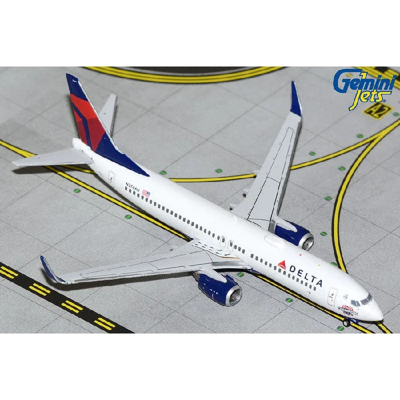 Natural Finish Solid Wood Musical Instrument Models Toys for Music Lovers1/400 Delta Air Lines B737-800W N3746H 'Atlanta Braves'/'World Champions'