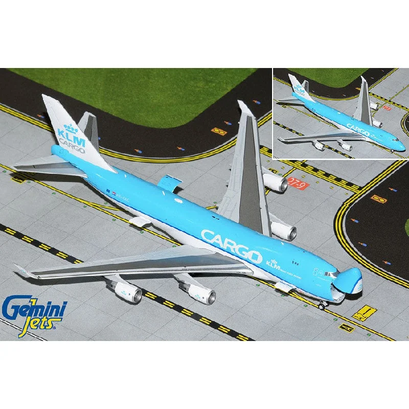 Hand - Painted Solid Wood Animal Models Toys for Nature - Loving Children1/400 KLM Cargo B747400ERF (PHCKC) *Interactive Series