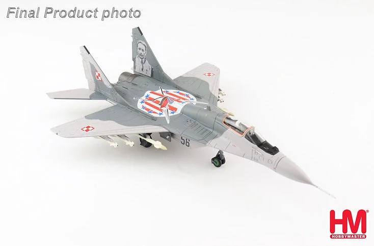 Precision - Crafted Solid Wood Bridge Models Toys for Engineering - Minded Kids1/72 MiG29A Wing Cdr. Marian Pisarek No. 56 1 ELT Polish Air Force Minsk Mazowiecki AB 2016