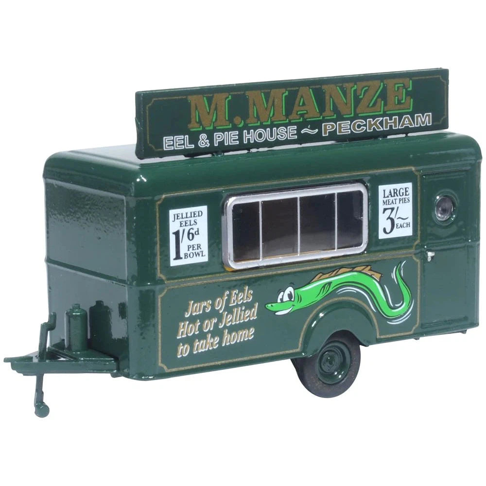 Solid Wood Fairy Tale Cottage Models Toys for Magical Playtime1/76 Mobile Trailer M.Manze Jellied Eels