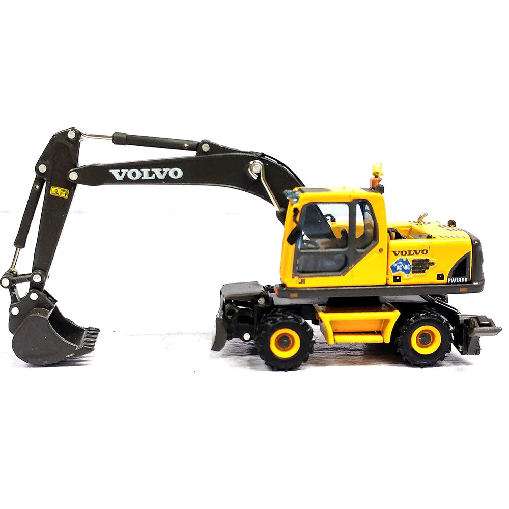 Hand - Assembled Solid Wood Spacecraft Models Toys for Space - Obsessed Teens1/87 Volvo EW180 Mobile Excavator