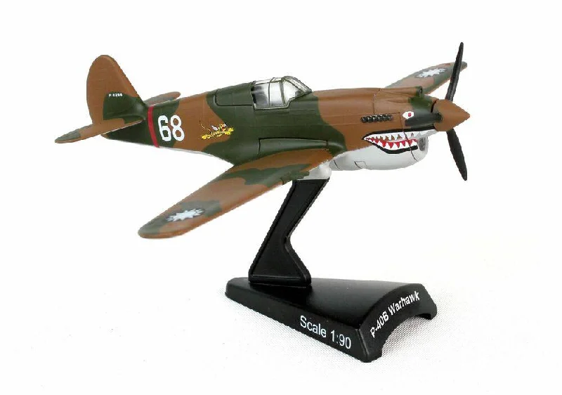 Sustainable Solid Wood Pirate Ship Models Toys for Adventure - Seeking Boys1/90 Curtiss P40B Warhawk   Hells Angels