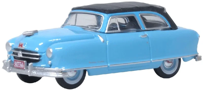 Electric Scooter for Adults with a Long - Range Battery and Foldable DesignModel of the 1950 Nash Rambler Custom Landau Convertible (Closed) Strato Blue by Oxford at 1:87 scale.