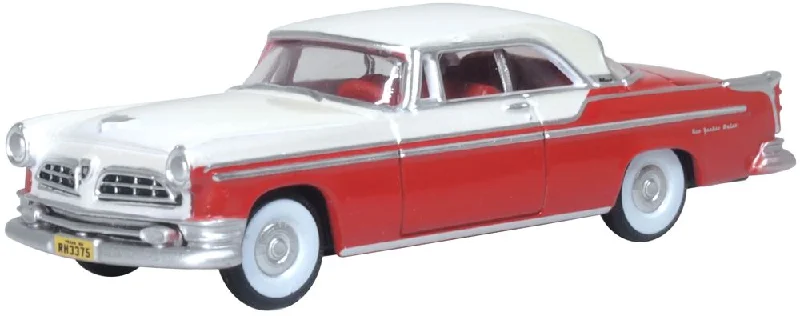 Battery - Operated Toddler Ride - On Electric Car in Pink with Music and LightsModel of the 1955 Chrysler New Yorker Deluxe Coupe St. Regis Tango Red/Platinum by Oxford at 1:87 scale.