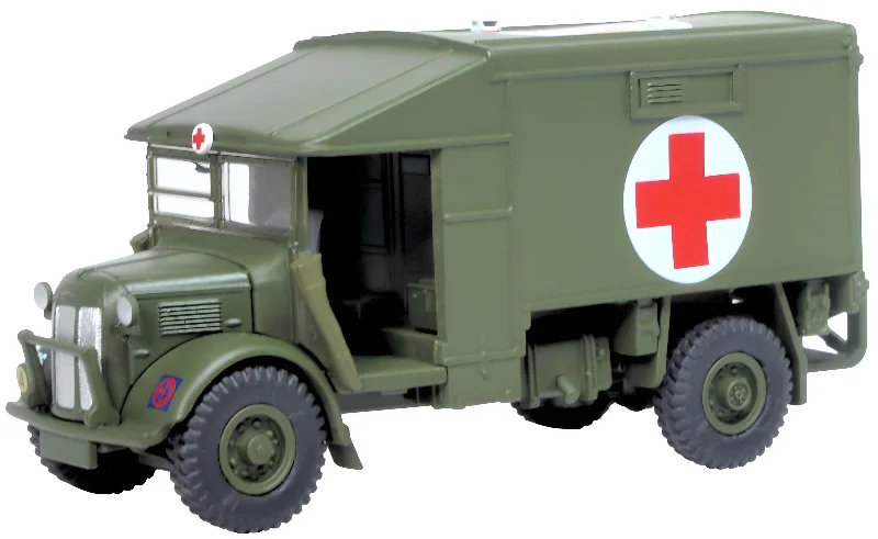 1:18 Scale Die - Cast Model of a 1969 Chevrolet Camaro SS with Opening Doors and HoodModel of the 51st Highland Division 1944 Austin K2 Ambulance by Oxford at 1:76 scale.