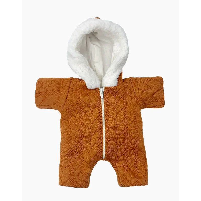 Dolls with a Temperature - Sensing Feature and Seasonal AccessoriesMinikane babies pilot jumpsuit in cognac