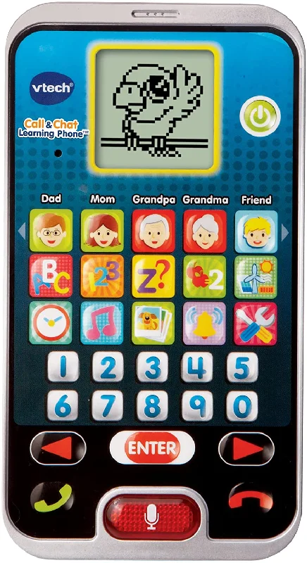 Solid Wood Educational Toys with a Coding and Logic - Building GameCall & Chat Learning Phone